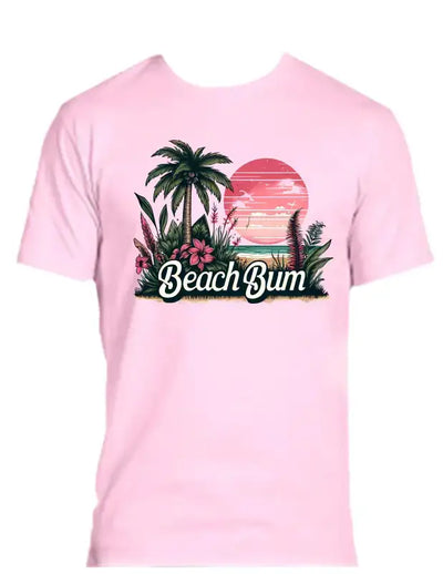 Enjoy Life T-shirt 100% Preshrunk Cotton- Beach Bum.