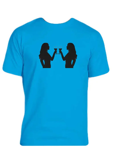 Enjoy Life T-shirt 50% Cotton Polyester - Girls Toasting