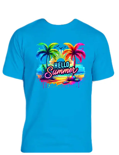 Enjoy Life T-shirt 50% Cotton Polyester - Hello Summer