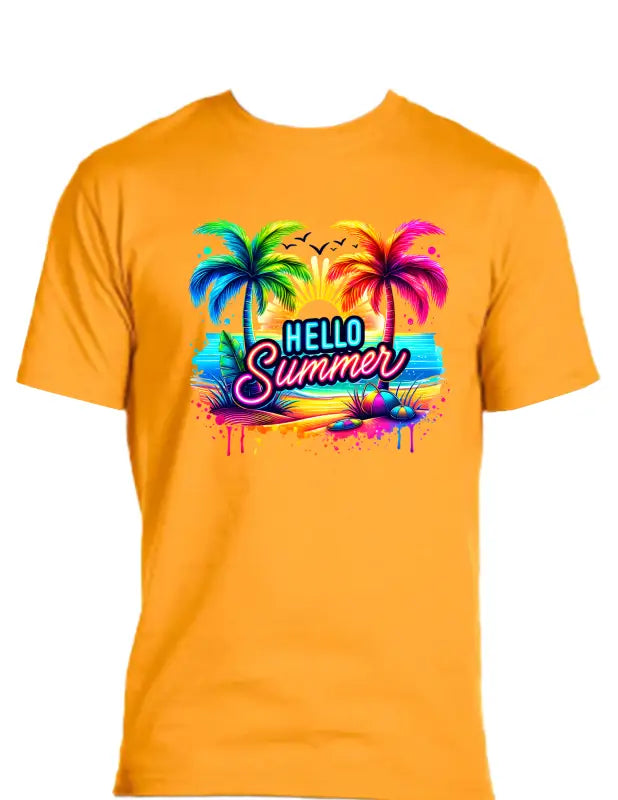 Enjoy Life T-shirt 50% Cotton Polyester - Hello Summer