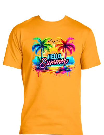 Enjoy Life T-shirt 50% Cotton Polyester - Hello Summer