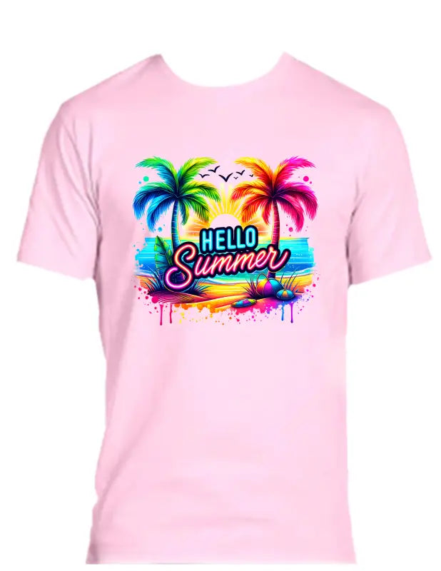 Enjoy Life T-shirt 50% Cotton Polyester - Hello Summer
