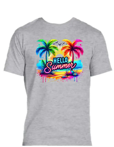 Enjoy Life T-shirt 50% Cotton Polyester - Hello Summer