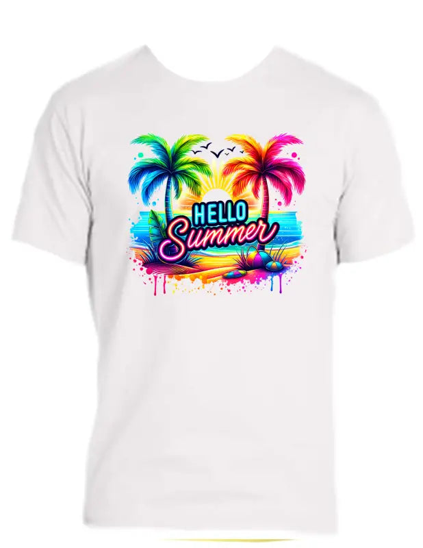 Enjoy Life T-shirt 50% Cotton Polyester - Hello Summer