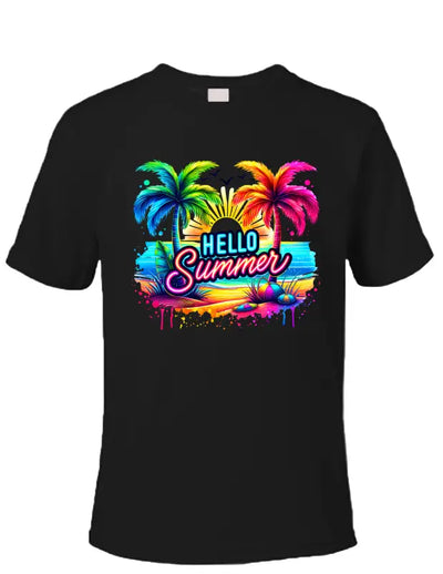 Enjoy Life T-shirt 50% Cotton Polyester - Hello Summer