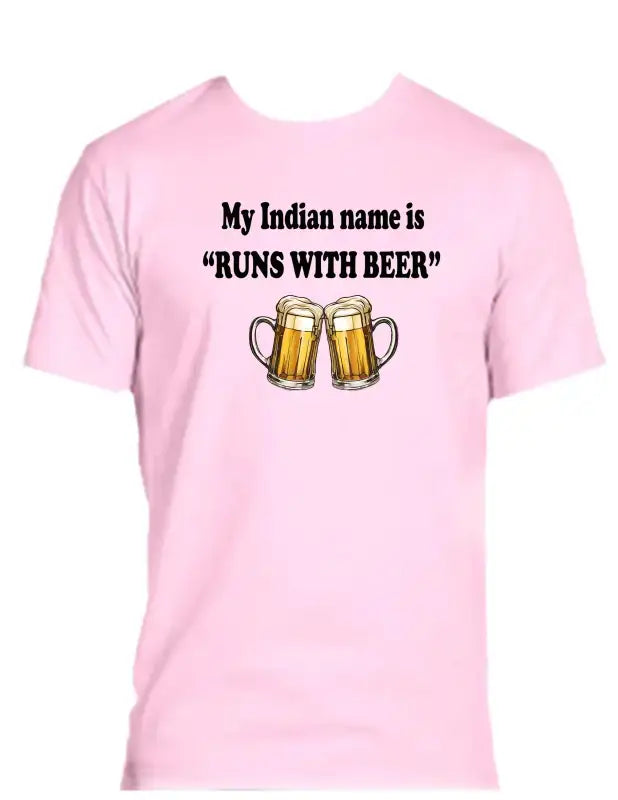 Enjoy Life T-shirt 100% Preshrunk Cotton - Runs with Beer