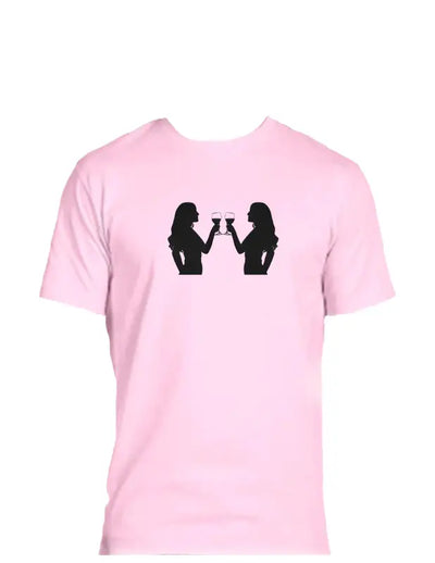 Enjoy Life T-shirts 50/50 Cot/poly- Girls Toasting