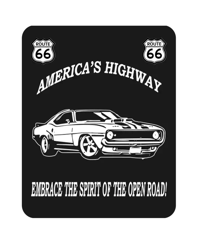 Man Cave - Garage - Bar Signs. America’s Highway Rt66.