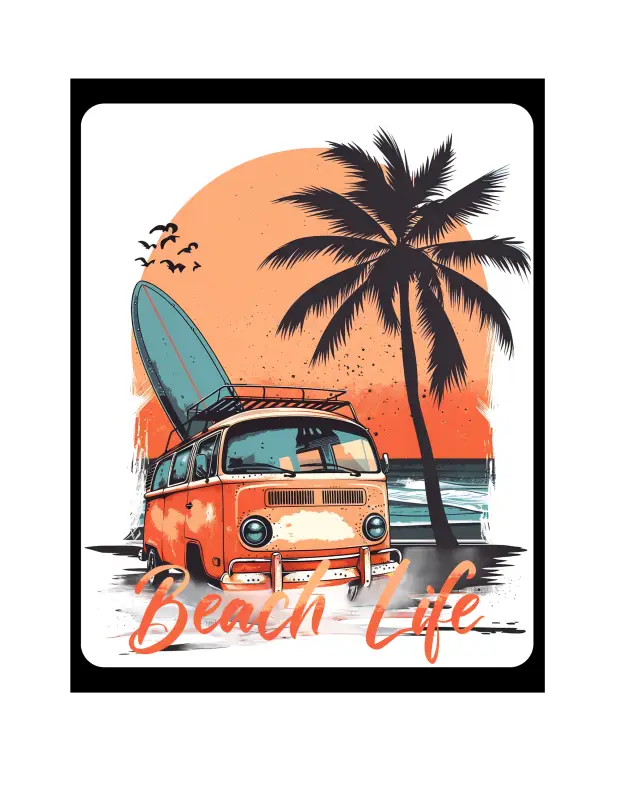Man Cave - Garage - Bar Signs. Beach Life. - Aluminum Signs