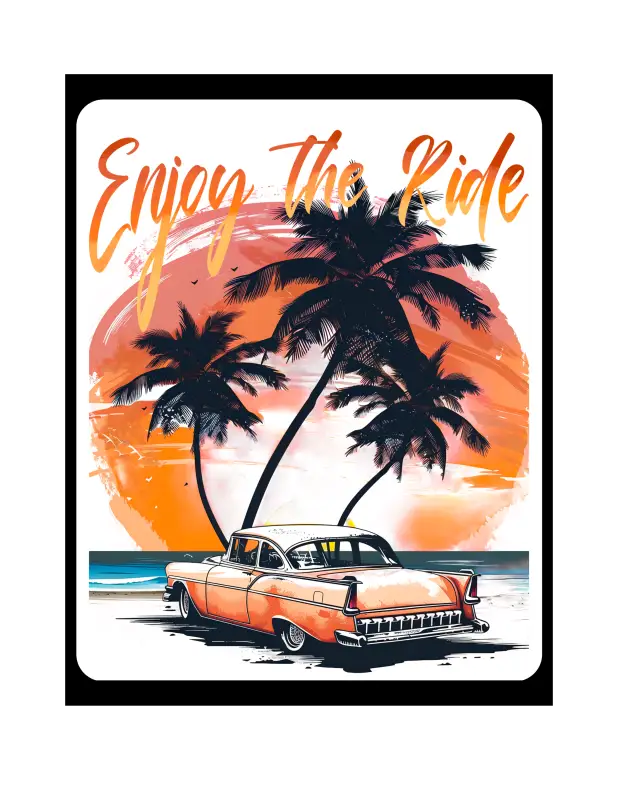 Man Cave - Garage - Bar Signs. Enjoy the Ride. - Aluminum