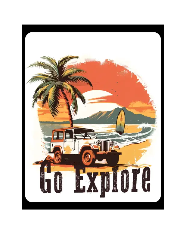 Man Cave - Garage - Bar Signs. Go Explore. - Aluminum Signs