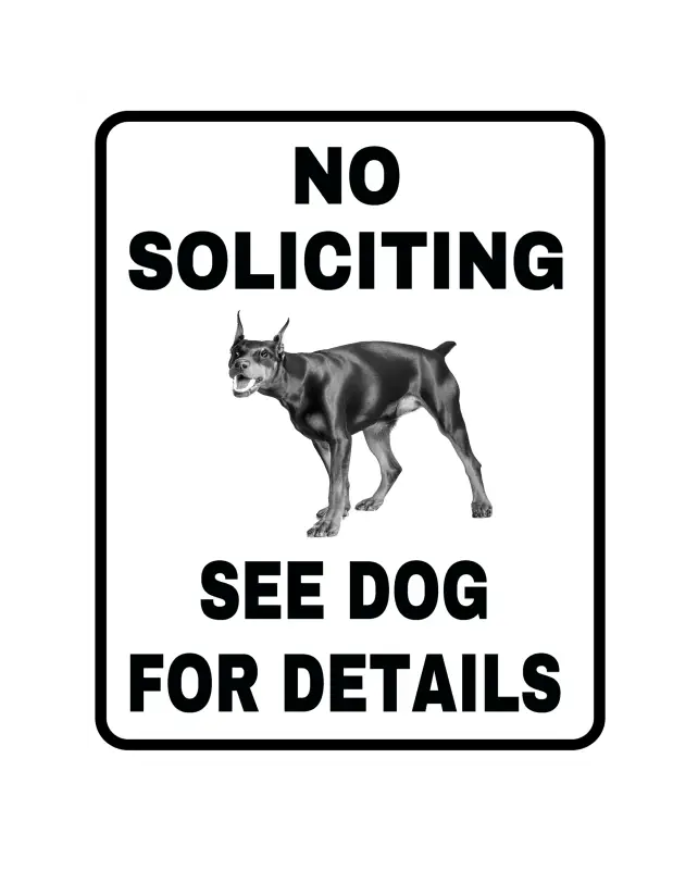 Man Cave Garage & Bar Signs. no Soliciting See Dog