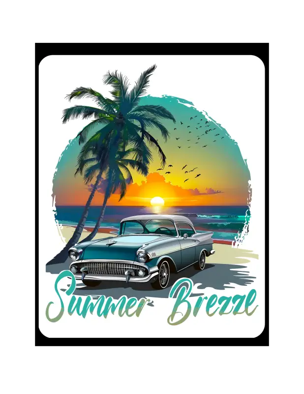 Man Cave - Garage - Bar Signs. Summer Brezze. - Aluminum