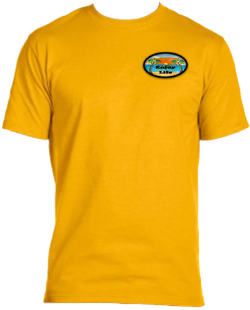 Short sleeve T-shirt UNISEX - 50%COTTON 50% POLYESTER. Enjoy Life. Caribbean Scene.